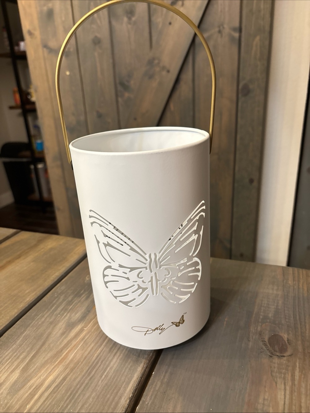 Dolly Parton Decorative Spring 2026  Butterfly  Metal Lantern
